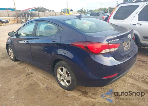 2014 Hyundai Elantra Se/Sport/Limited из США, поврежденный, VIN 5NPDH4AE8EH464546